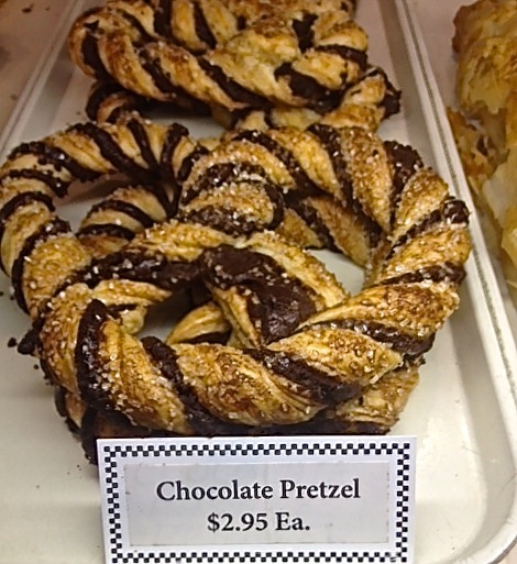 Chocolate pretzel from Lenny's