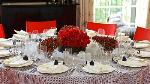 Straight Talk Supper table setting