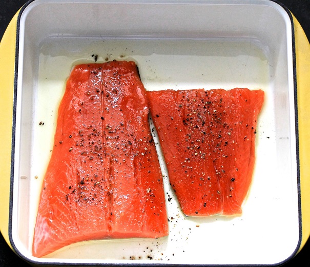 Slow Cooked Salmon with Lemon Relish on America's Table