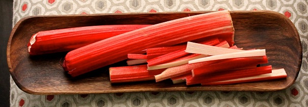 Rhubarb sticks on Americas-table.com