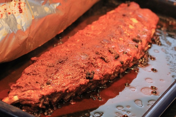 Chocolate Rubbed Ribs on Americas-Table.com