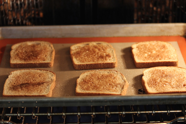 Brown bread cinnamon toast