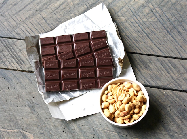 Dark Chocolate Peanut Butter Sandwich Cookies