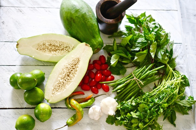 Thai Papaya Beef Salad