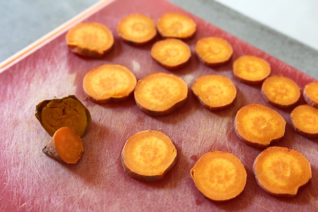 Sweet Potato Tart Coins