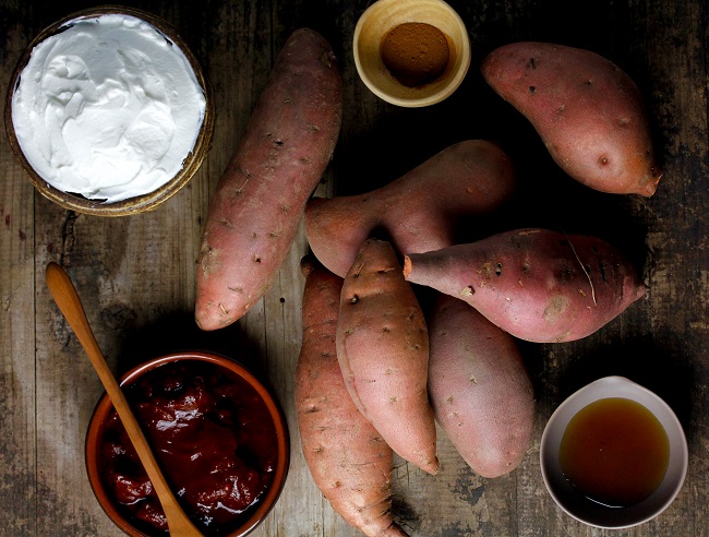 MASHED SWEET AND SPICY SWEET POTATOES