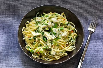 Linguine with Fresh Crab, Lemon & Parsley - America's Table