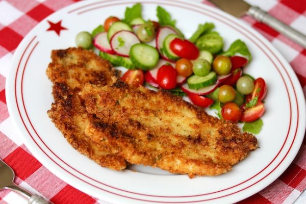 Laura Bush's Chicken Schnitzel - America's Table